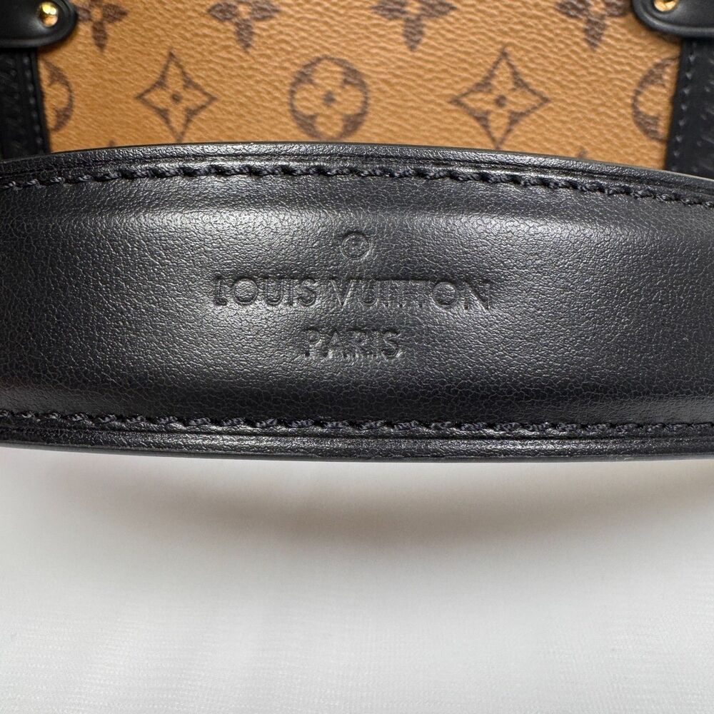 Louis Vuitton Side Trunk Handbag Reverse Monogram Canvas PM - Picture 7 of 11